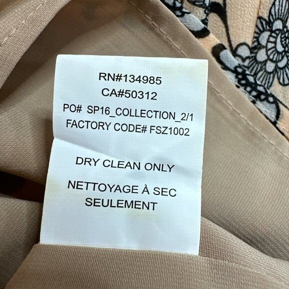 For Love & Lemons Romper Pia Pale Peach Floral Boho Beachy Cottagecore Sz S - Picture 15 of 16